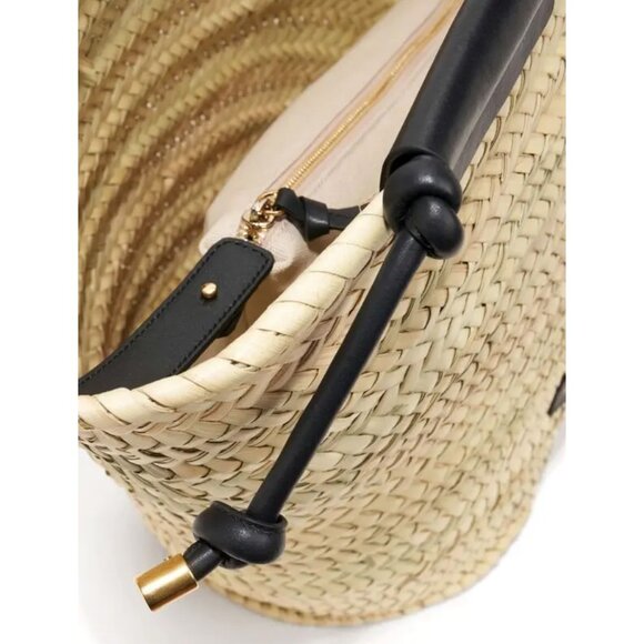 Altuzarra Large Palm Basket Tote – Natural/Black - Picture 4 of 10